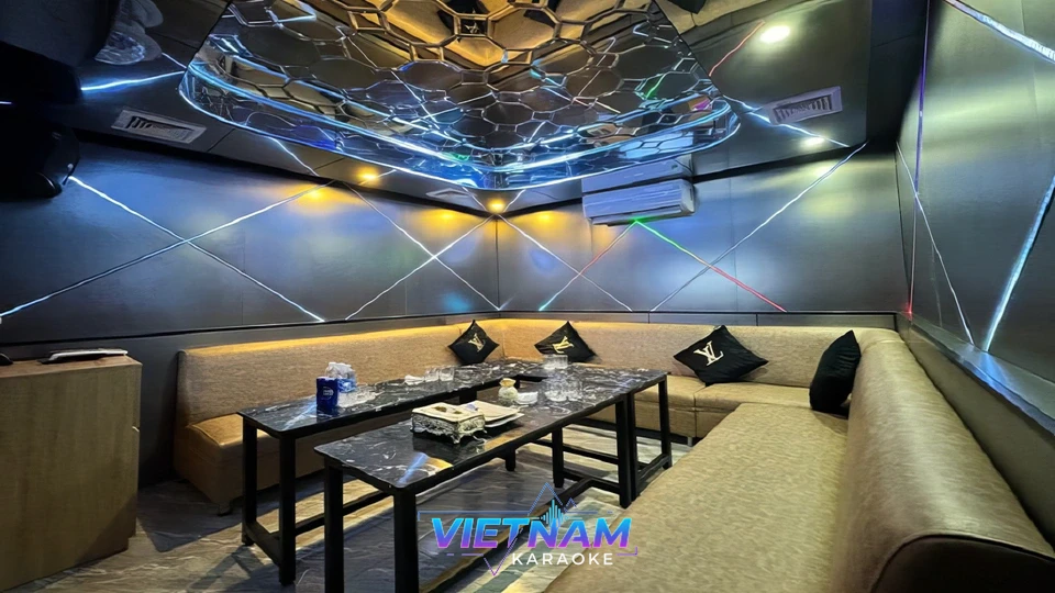 모던한 디자인의 가라오케 룸